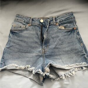 H&M High Waisted Denim Shorts